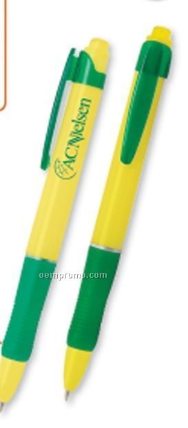 Biodegradable Corn Pen W/ Grip