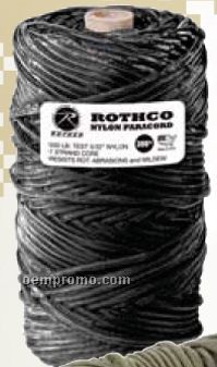 Black 550 Lb. Type III Commercial Paracord