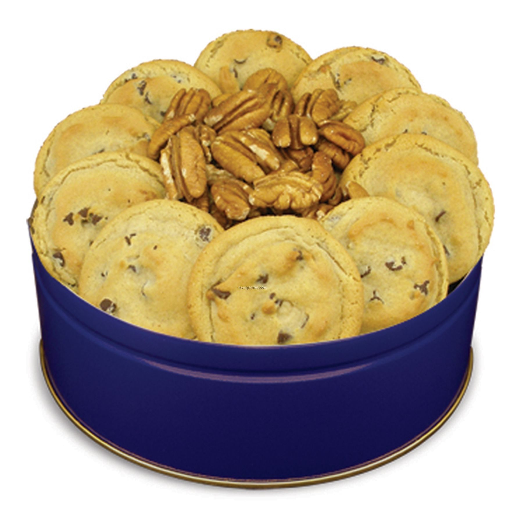 Cookie Nut Combos - 10 Chocolate Chip Cookies & Pecan Halves (8 Oz.)