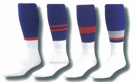 Custom Striped Football Tube Socks (13-15 X-large)