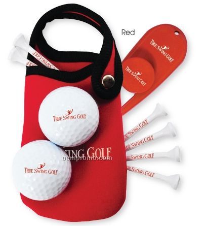Snap-a-long Xl Golf Kit W/ 2 Pinnacle Gold Precision Golf Balls