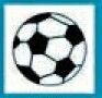 Sport Stock Temporary Tattoo - Soccer Ball (1.5"X1.5")