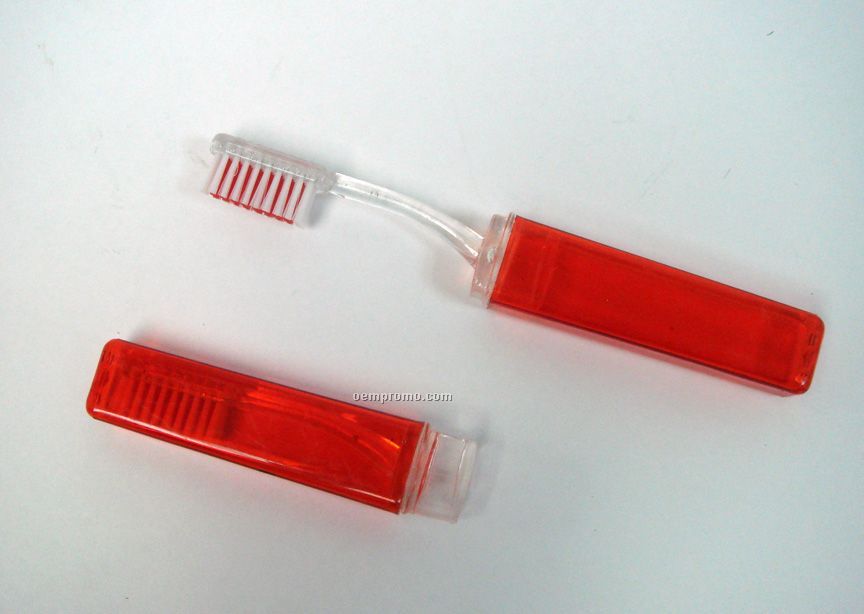 Travel Tooth Brush- Red