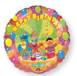 21" Panoramic Sesame Street Happy Birthday Balloon