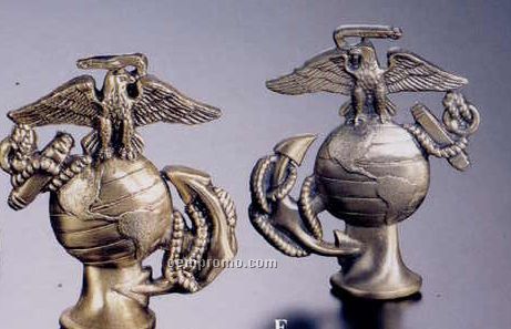 Military Line Zinc Casting Statues (Marine Trophy Mount)