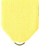 Pin Drape Ribbon, Yellow W/ Jump Ring