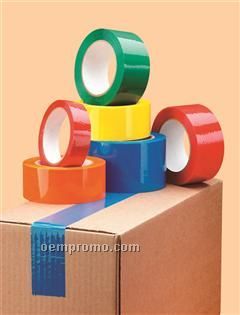 Unprinted Colored Poly Pro Tape W/ Acrylic Adhesive