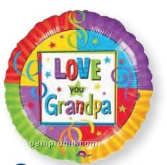 18" Love You Grandpa Balloon