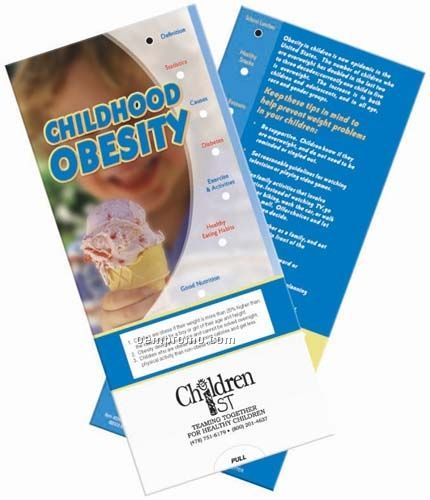 Childhood Obesity Pocket Slider Chart/ Brochure