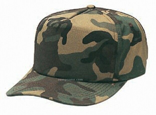 Military Green Camouflage Golf Cap