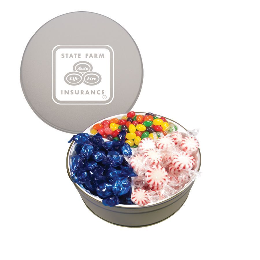 Silver The Grand Tin With Starlite Mints, Jelly Beans & Hard Candy