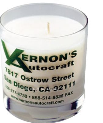 11 Oz. Clear Glass Candle