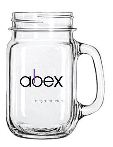 16 Oz. Libbey Glass Jar Mug
