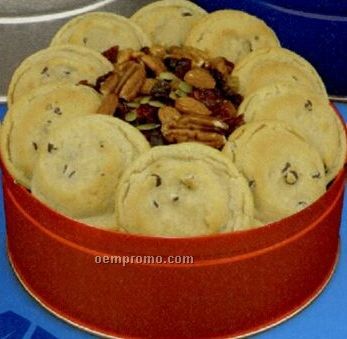 Cookie Nut Combos - Chocolate Chip (10 Cookies) Cranberry Nut Mix (10 Oz.)