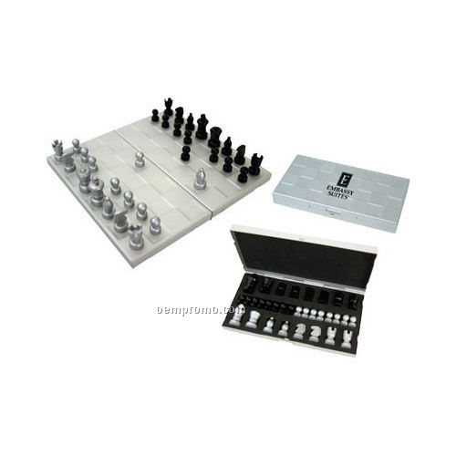 Magnetic Aluminum Chess Set