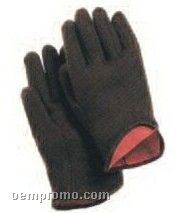 Men's Lined Brown Jersey Work Gloves (One Size)