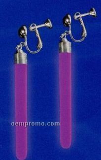 Purple Glow Earrings