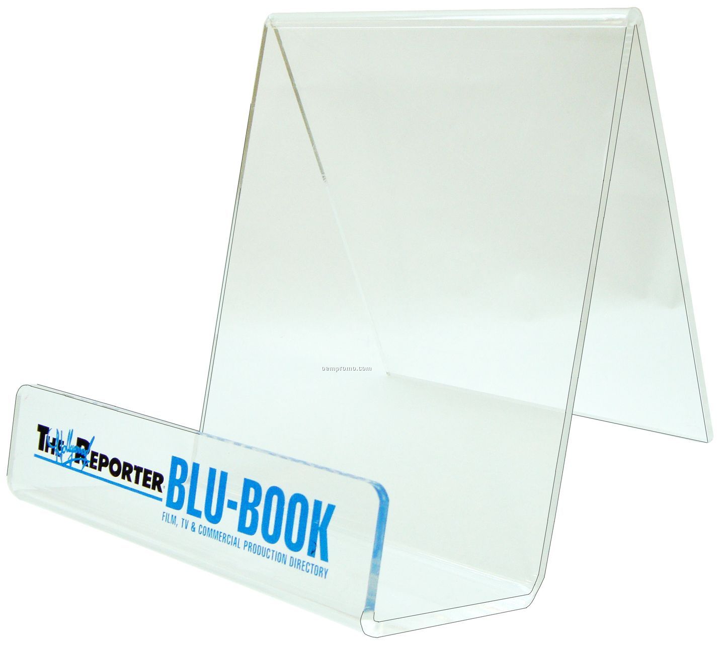 "J" Stand For Brochure And Product Display With Lip (4"X9"X1.5")