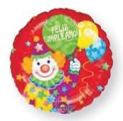 9" Juggles Feliz Cumpleanos Balloon