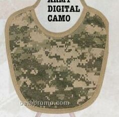 Army Digital Camouflage Infant Bib