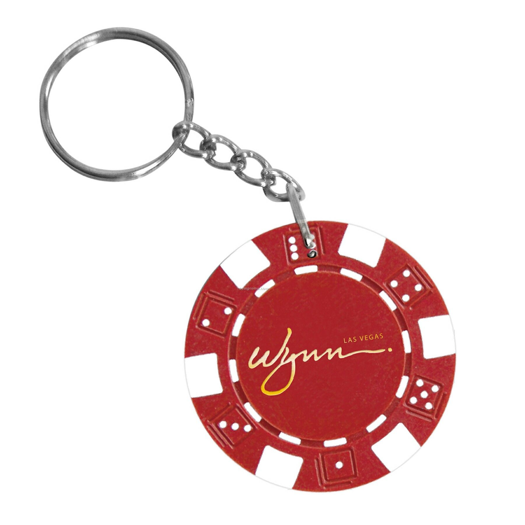Poker Chip Keychain (1 Side Imprint)