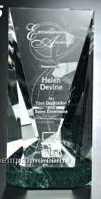 Verde Gallery Crystal & Marble Valera Award (10")