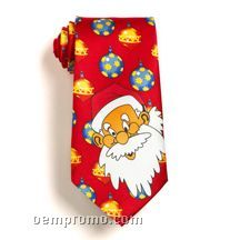 Christmas Tie (Santa & Ornaments)