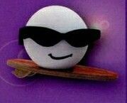 Cool Characters Deluxe Coolball Cool Surfer Dude Antenna Ball
