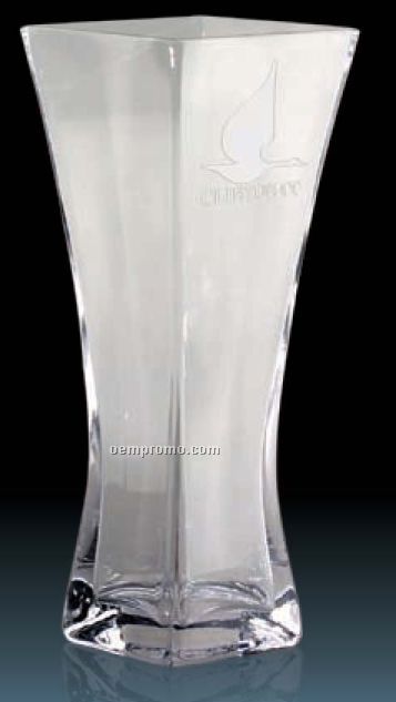 Square Mouth Glass Vase Award / 14"