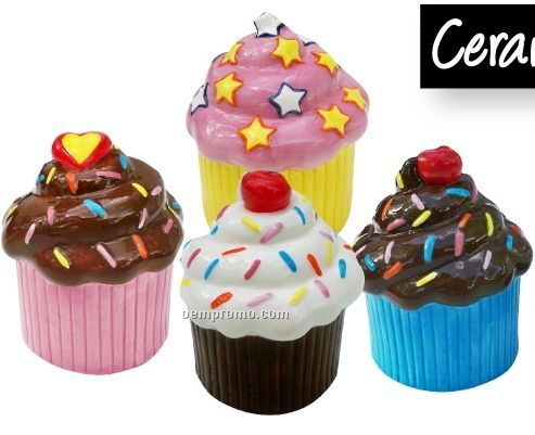 Ceramic Cupcake Banks