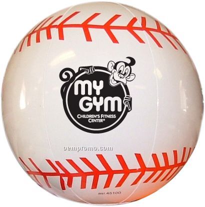 Inflatable Sports Beach Ball - Baseball