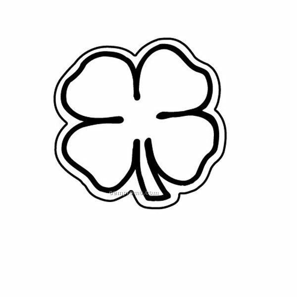 Stock Shape 4 Leaf Clover Recycled Magnet