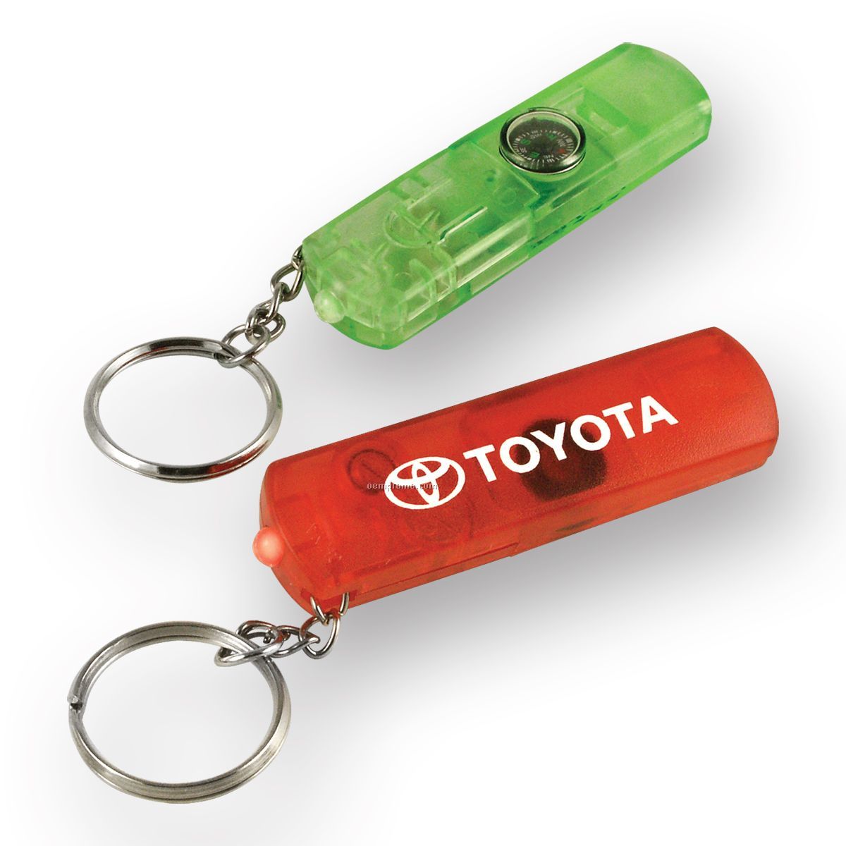 keychain whistle light and compass