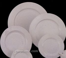 10-1/2" White Elegance Fine Porcelain Plate