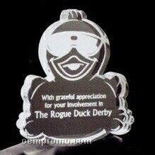 Acrylic Paperweight Up To 20 Square Inches / Toy Duck