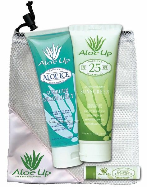 Aloe Up Original Formula Sun Products In Medium Mesh Bag