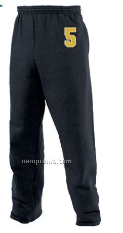 Colored Dri Power Fleece Open Bottom Pocket Sweatpants (S-2xl)