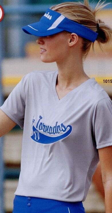 Ladies Wicking/ Antimicrobial Jersey Shirt