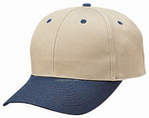 Constructed Cotton Twill Low Profile Cap W/ Velcro Strap