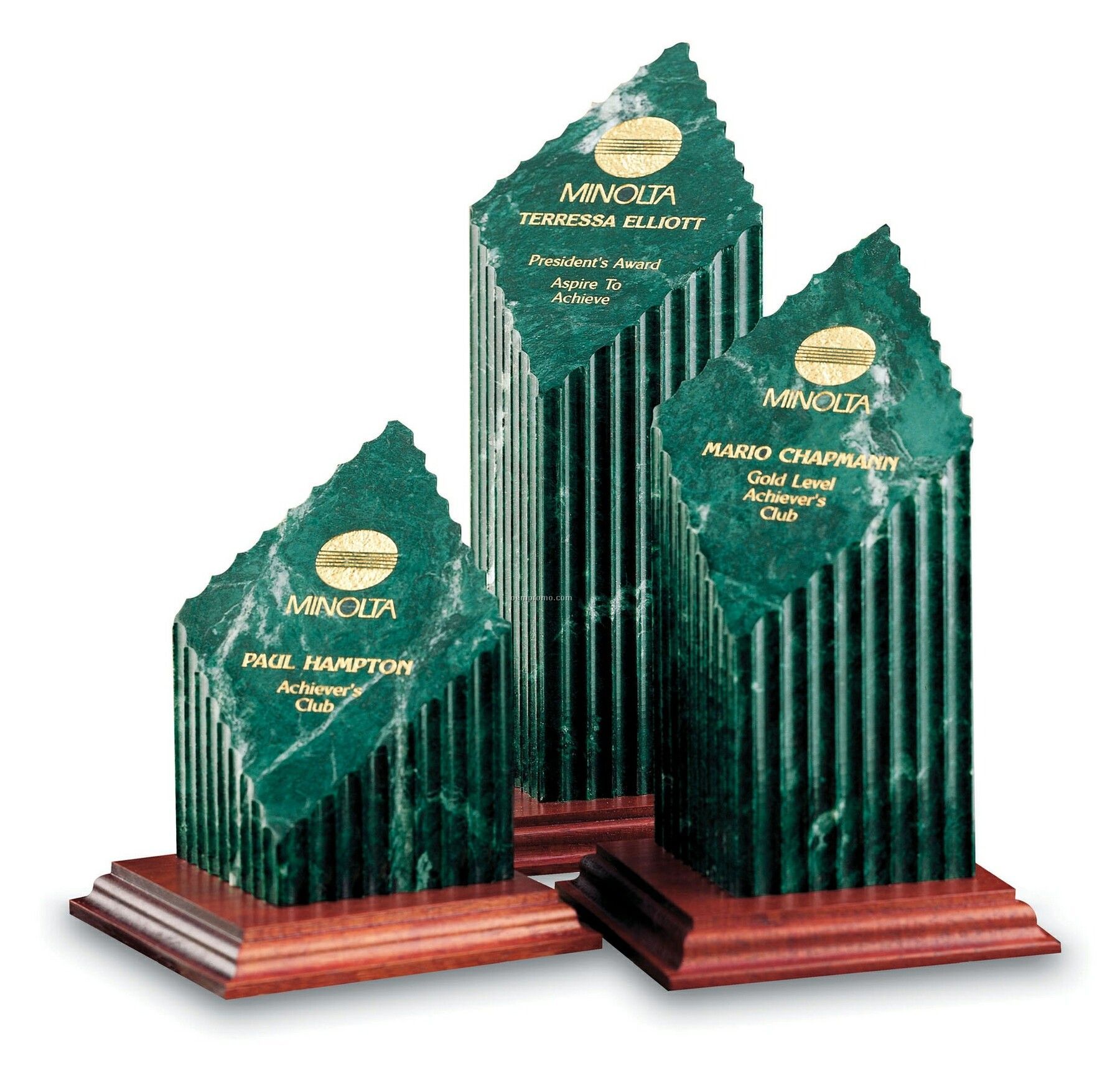 Medium Providence Columns Award (Green Marble)