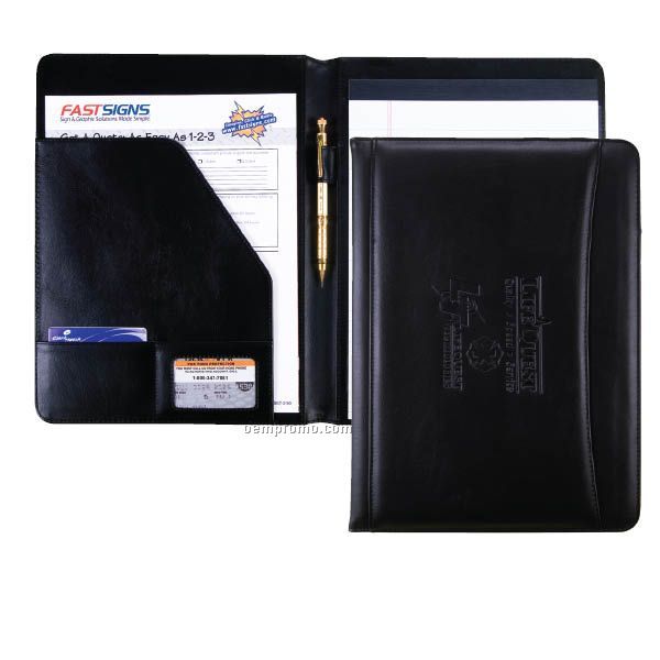 Deluxe Padfolio Plus W/Exterior Pocket