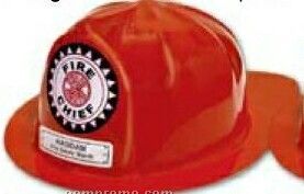 Imported Budget Fireman Hat W/Rectangle Label (Imprinted)