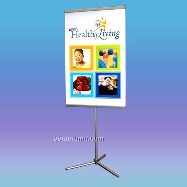 Adjustable Banner Stand/2 Sided - 23.5" X 60" Banners
