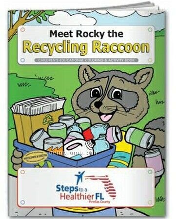 Coloring Book-meet Rocky The Recycling Raccoon