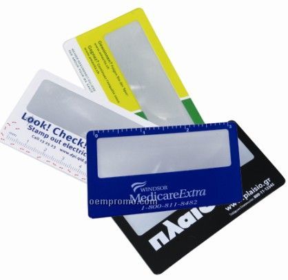Magnifier And Credit Card Holder