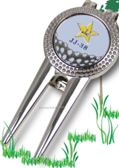 Zinc Alloy Golf Divot