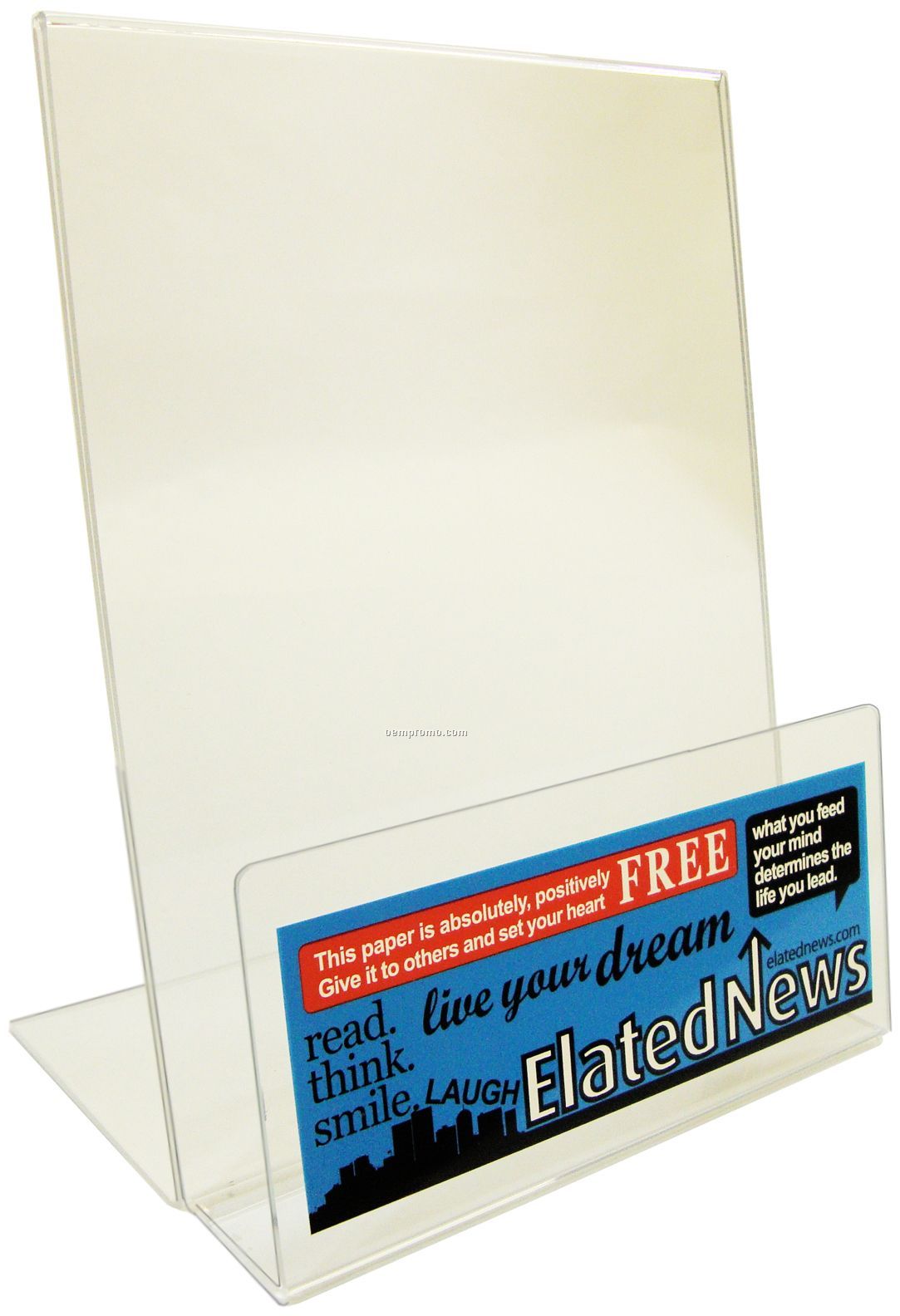Easel Stand For Brochure And Product Display With Lip (8.5