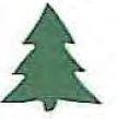 Mylar Shapes Christmas Tree (2")