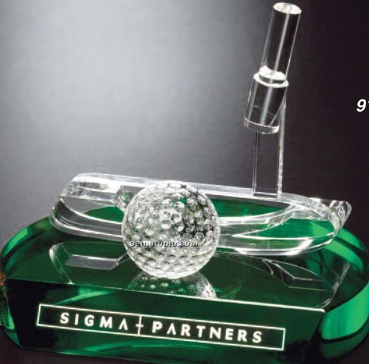 Sports Gallery Crystal Putter Award