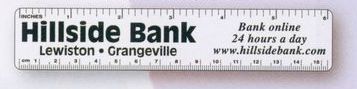 Vinyl Plastic 6" Ruler Without Slot (0.015" Thick)